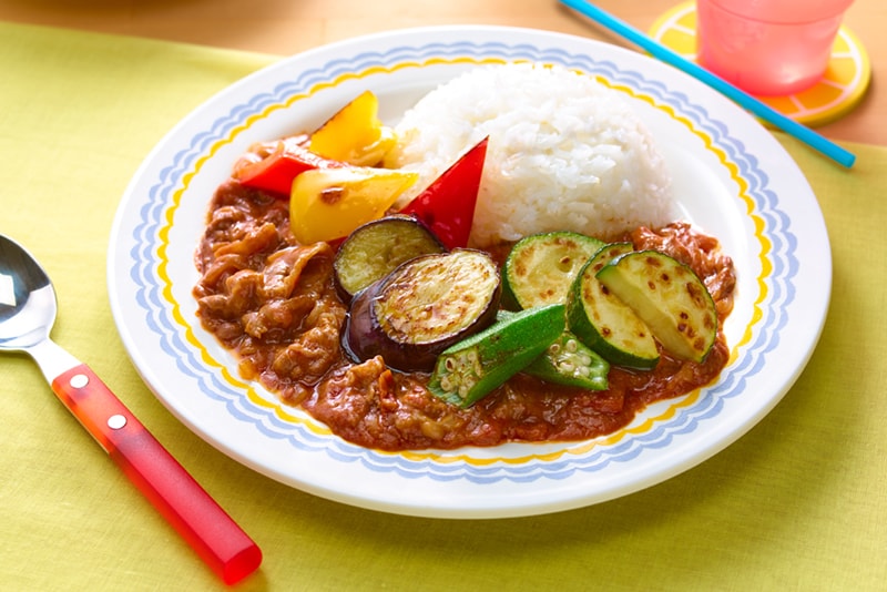 ヨーグルト入り 焼き野菜のハヤシライス