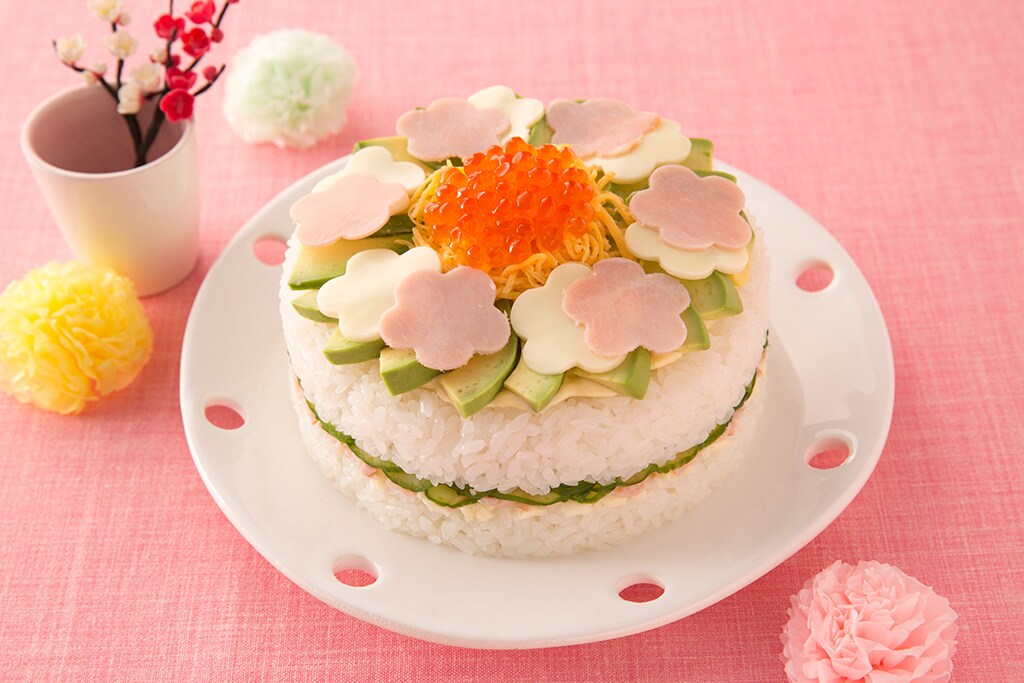 ひな祭りケーキ寿司 明治の食育 おすすめレシピ 明治の食育 株式会社 明治 Meiji Co Ltd