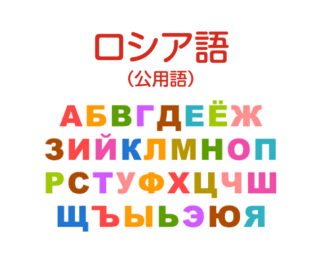 ロシア語（公用語）