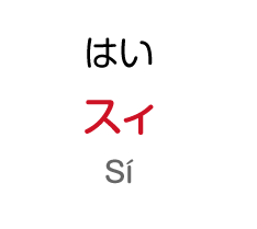 はい：スィ