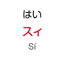 はい：スィ