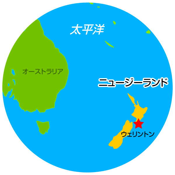 ニュージーランド 拡大地図