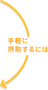手軽に摂取するには