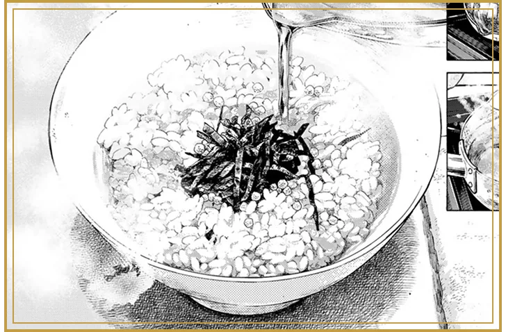 トマトチーズ茶漬け