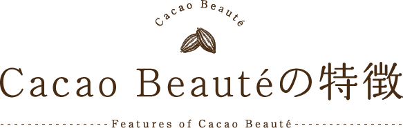 Cacao Beautéの特徴