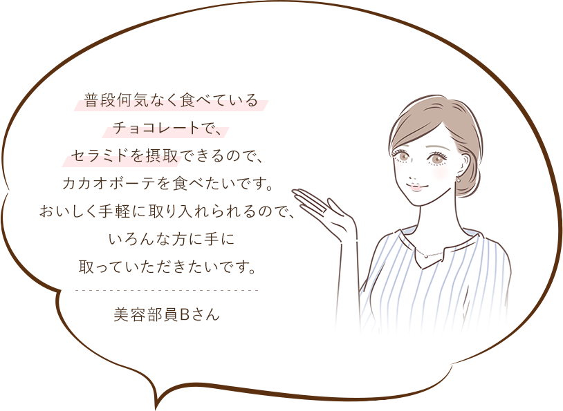 美容部員Bさん