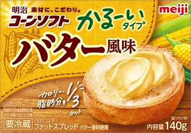 明治コーンソフトかるーいタイプ バター風味 140g