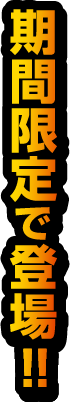 期間限定で登場！！