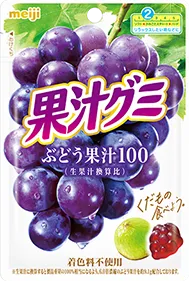 果汁グミぶどう
