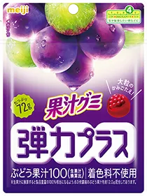 果汁グミ弾力プラスぶどう