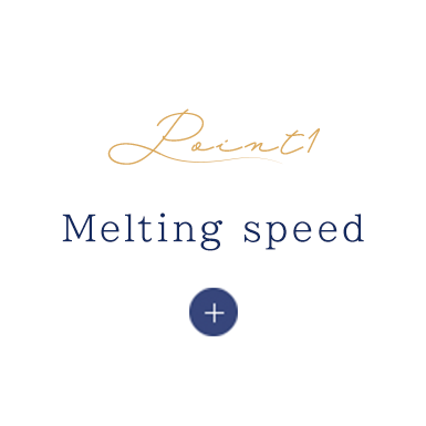 Melting speed