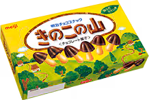 明治香菇造型餅乾