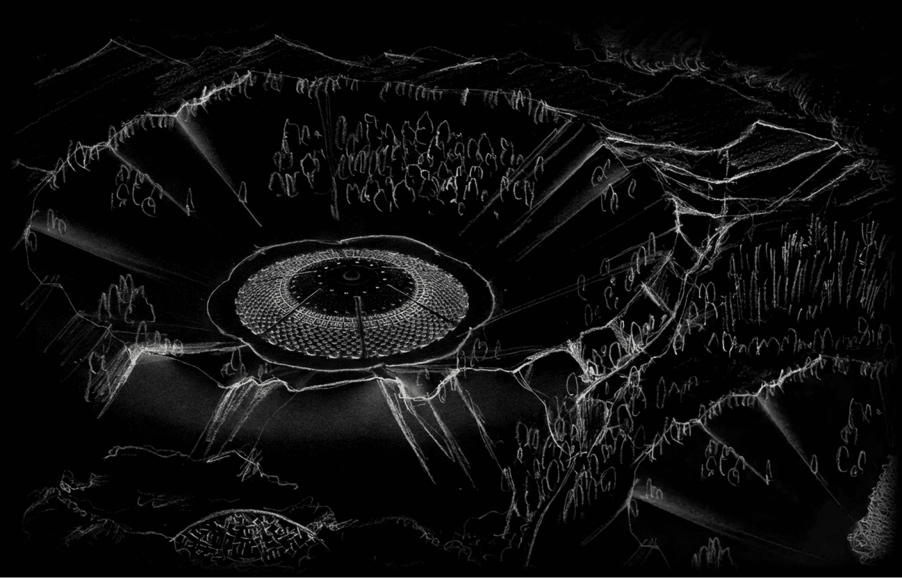 「cluster (クラスター)」 バーチャル空間上での再現マップ