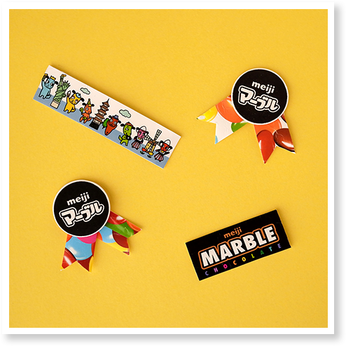 マーブルチョコのラッピングシール ラッピングコーデ 株式会社 明治 Meiji Co Ltd マーブルチョコのラッピングシール ラッピングコーデ 株式会社 明治 Meiji Co Ltd