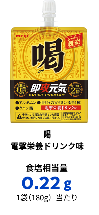 喝 電撃栄養ドリンク風味