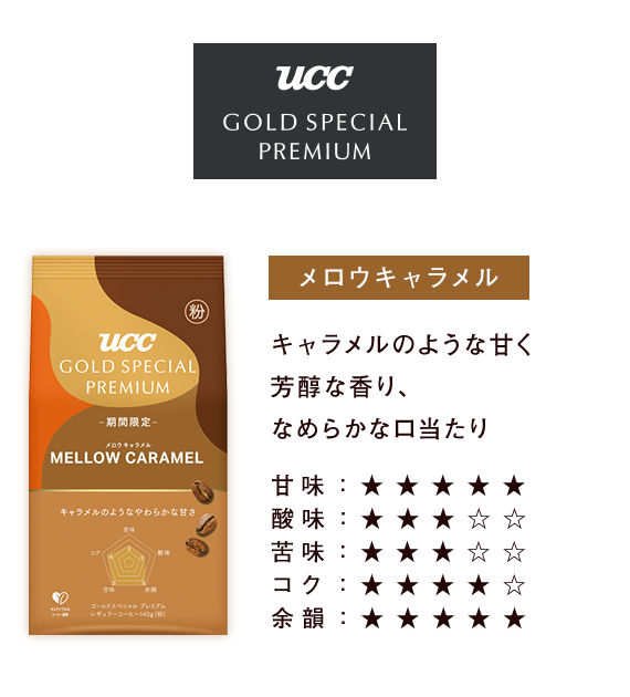 UCC GOLD SPECIAL PREMIUM メロウキャラメル