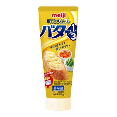 明治チューブでバター１ ３ 160g バター マーガリン類 株式会社 明治 Meiji Co Ltd