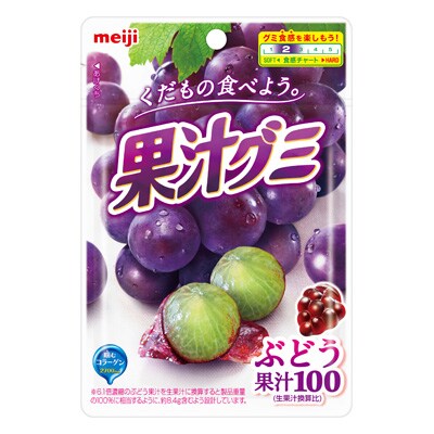 果汁グミぶどう 51g グミ キャンデー ガム 株式会社 明治 Meiji Co Ltd