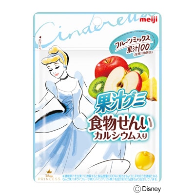 写真:果汁グミ食物せんいフルーツミックス 68g