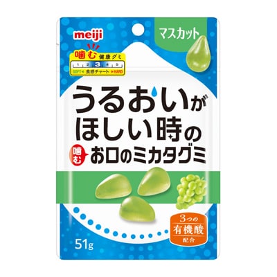 写真:お口のミカタグミ<無垢タイプ> マスカット 51g
