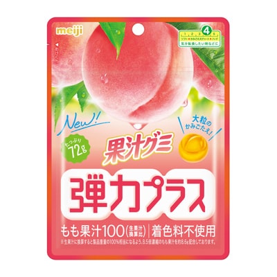 写真:果汁グミ弾力プラスもも 72g