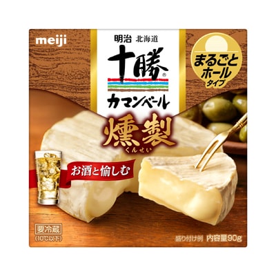 写真:明治北海道十勝カマンベールチーズ燻製 90g