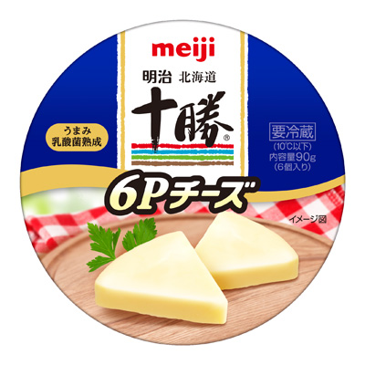 写真:明治北海道十勝6Pチーズ 90g