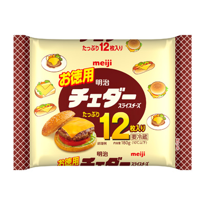明治お徳用モッツァレラとろけるスライスチーズ12枚入り 168g | チーズ