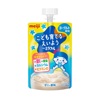 写真:明治ミラフル ゼリー ヨーグルト風味 100g