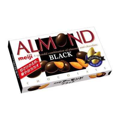 写真:アーモンドブラックチョコレート 84g