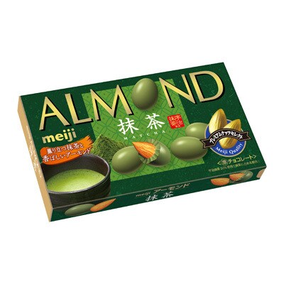 写真:アーモンドチョコレート抹茶 79g