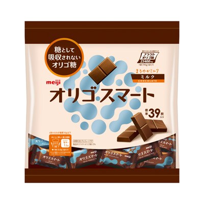 写真:オリゴスマートミルクチョコレート大袋 195g