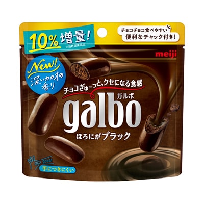 写真:ガルボほろにがブラックパウチ 77g