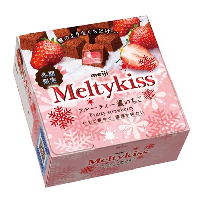 写真:メルティーキッス フルーティー濃いちご 56g