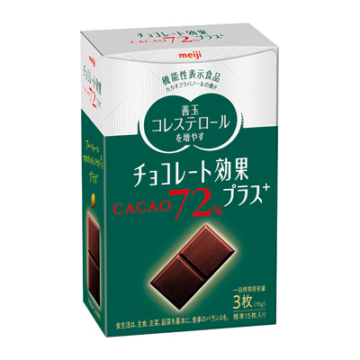 写真:チョコレート効果プラスカカオ72% 75g