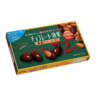 チョコレート効果 カカオ72 素焼きアーモンド 81g チョコレート 株式会社 明治 Meiji Co Ltd