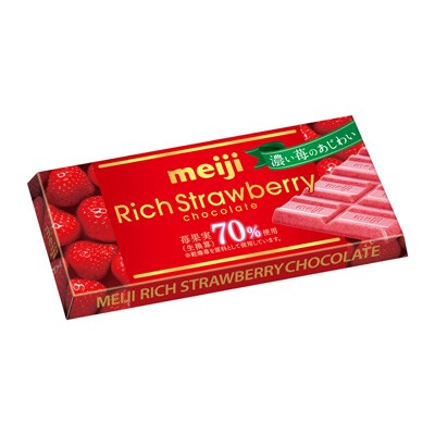 写真:明治リッチストロベリーチョコレート 46g