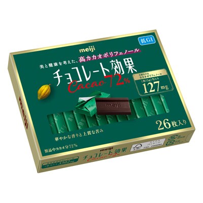 写真:チョコレート効果 カカオ72%26枚入り 130g
