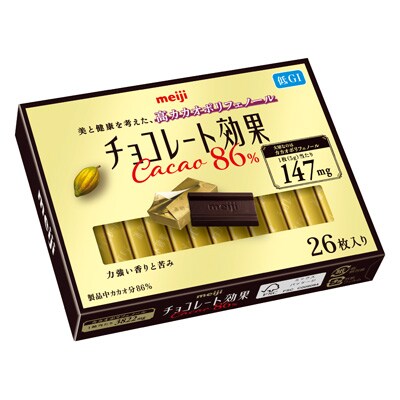 写真:チョコレート効果 カカオ86％26枚入り 130g