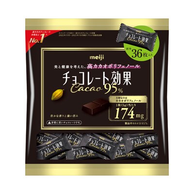 写真:チョコレート効果 カカオ95％大袋 180g