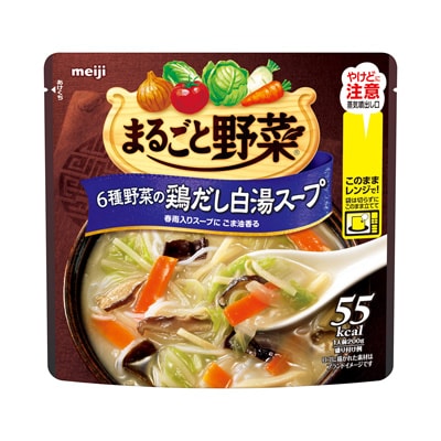 写真:まるごと野菜 6種野菜の鶏だし白湯スープ 200g