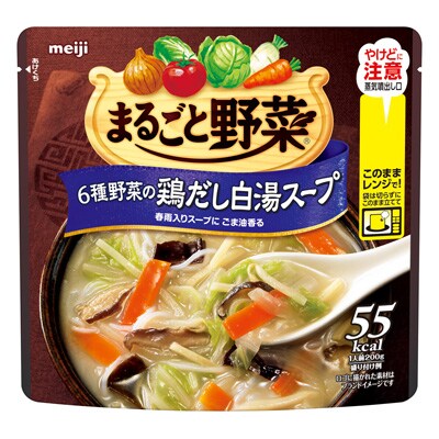 写真:まるごと野菜 6種野菜の鶏だし白湯スープ 200g