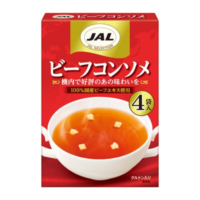 写真:JAL ビーフコンソメ（4袋入） 5g×4