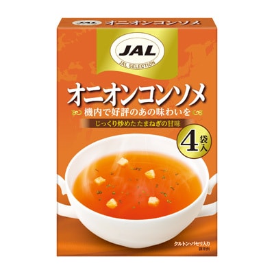 写真:JAL オニオンコンソメ（4袋入） 5.3g×4