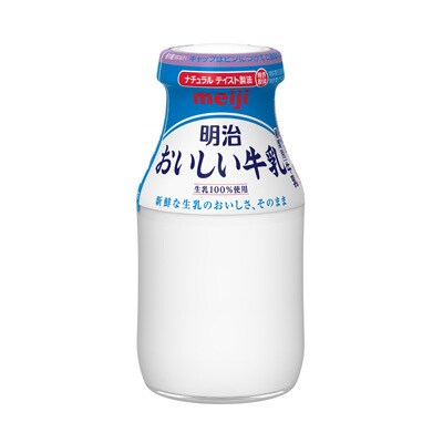 写真:明治おいしい牛乳 180ml
