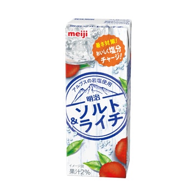 写真:明治ソルト&ライチ 200ml