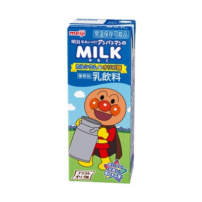 写真:明治それいけ!アンパンマンのMILK(みるく)カルシウム&オリゴ糖 200ml
