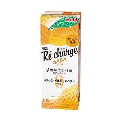 写真:明治 Ré charge GABA マンゴー風味 200ml