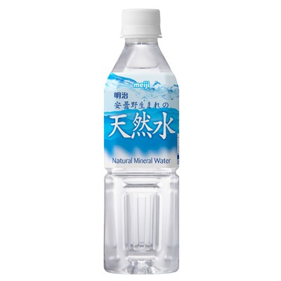 写真:明治安曇野生まれの天然水 500ml