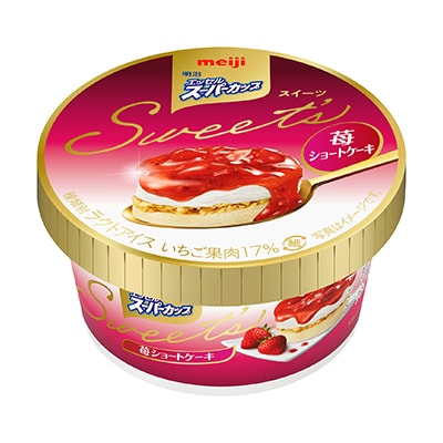 明治 エッセル スーパーカップsweet S 苺ショートケーキ 172ml アイス 株式会社 明治 Meiji Co Ltd